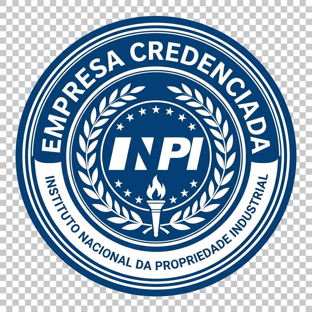 Selo de credenciamento INPI - Instituto Nacional da Propriedade Industrial